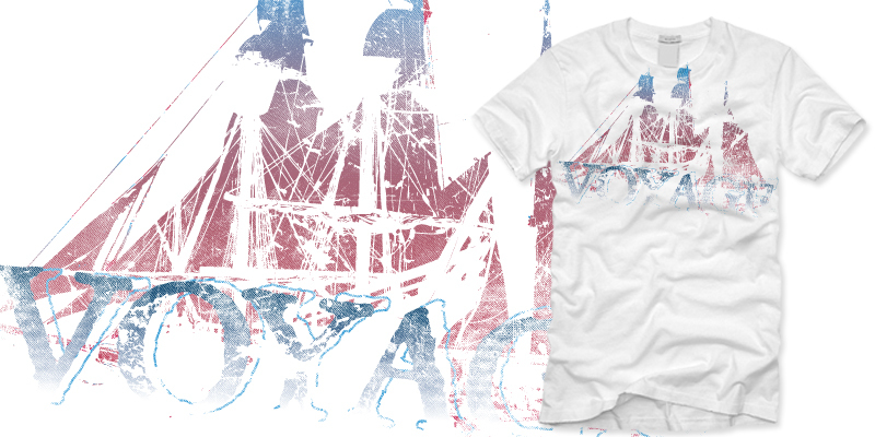 "Voyage" by emosamurai Voyage tee shirt design by emosamurai - Dan