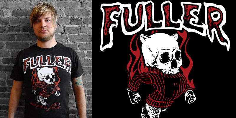 Hellbadger tee shirt design by FULLER - Fuller