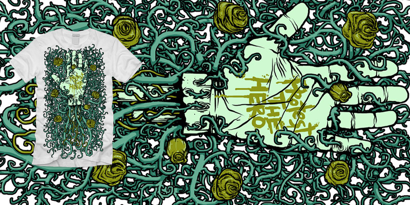 Protest The Heros tee shirt design by godmachine - Mr G. Machine
