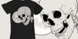 "The Skull and The Moon" by drewB The Skull and The Moon tee shirt design by drewB - Drew Barontini