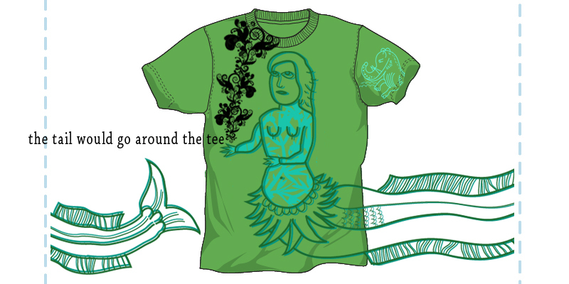 The green mermaid image