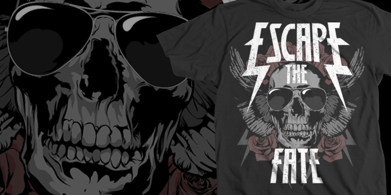 escape the fate tee shirt design by migz - migz
