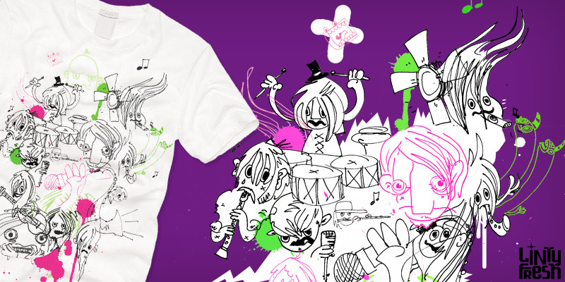 "Music is Life" Tee off sub image