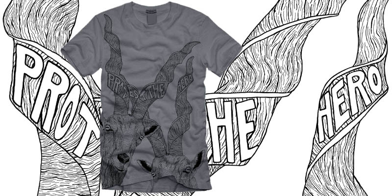 Protest the Fucking Wizard Goats tee shirt design by jaynajaynajayna - Jayna