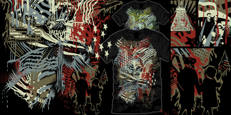 Melting Dream tee shirt design by kennybanzai - Ken Marshall
