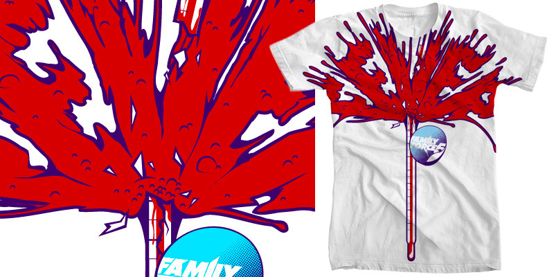"Family Force 5 - Fever tee" by chrisrushing Family Force 5 - Fever tee tee shirt design by chrisrushing - Chris Rushing