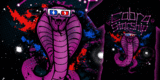 Cosmic Cobras tee shirt design by Incarnadine - Ryan Keightley