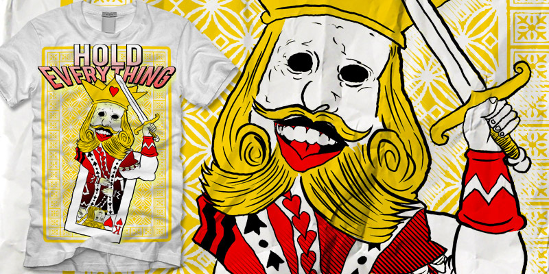 King of Hearts tee shirt design by Cole - Cole
