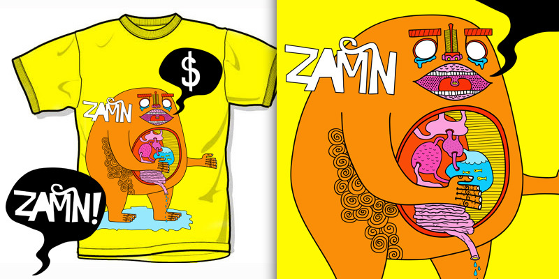zamn! tee image