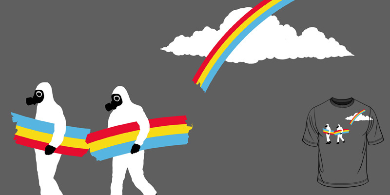 refraction retraction tee shirt design by dobi - Rob Dobi