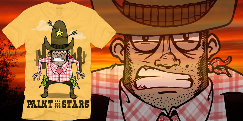 Supersoaker Sheriff tee shirt design by Dave!PTS - Dave Pearson