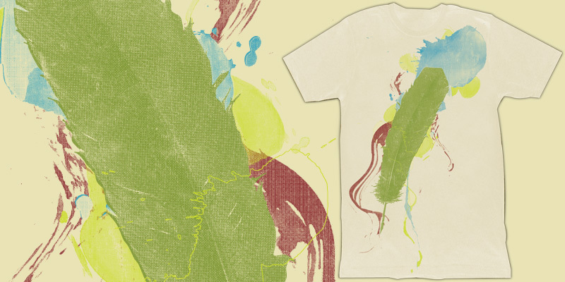 Write.....in Color tee shirt design by Appleseed - Johnny Appleseed