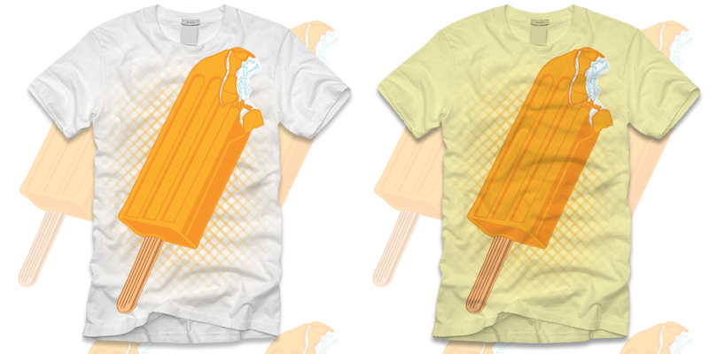 Dreamsicle tee shirt design by Simply Complicated - grant tucker