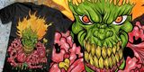 "FIRESKULL - eZ-kun x heavyprints" by ez-kun FIRESKULL - eZ-kun x heavyprints tee shirt design by ez-kun - Liviu Matei