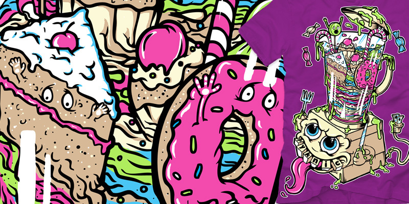 "Pyknic" by godmachine Pyknic tee shirt design by godmachine - Mr G. Machine
