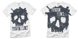 Phantom Planet - Skulltape tee shirt design by Sonne - Sol Amstutz
