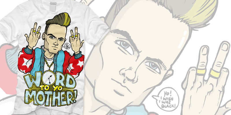"Word To Yo' Mother." by Dave!PTS Word To Yo' Mother. tee shirt design by Dave!PTS - Dave Pearson