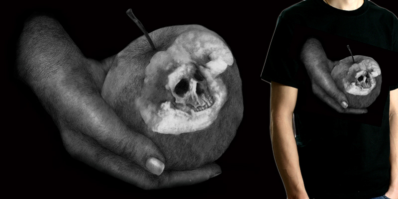 the snow-white-syndrome.. tee shirt design by tinhiati - cynthia wagner