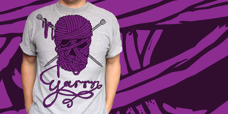 "yarrn!" by okeefeness yarrn! tee shirt design by okeefeness - okeefeness