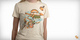 Captain Jack's cosmic trip tee shirt design by Spectral - Tofer Moran