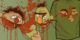 Bert and Ernie Zombies image