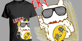 Lucky Cat tee shirt design by druminjoel - cash down designs