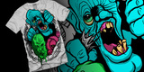 3 Monsters - Redemption Clothing tee shirt design by sittingduck - Josh Stomberg