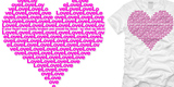 Love doesn't break your heart! tee shirt design by Lgebbers - Lasse