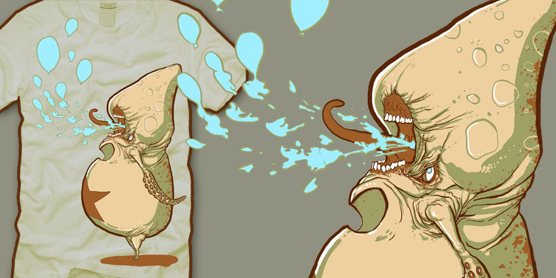 Tee OFF -- Quid Vomits Happy!!! image