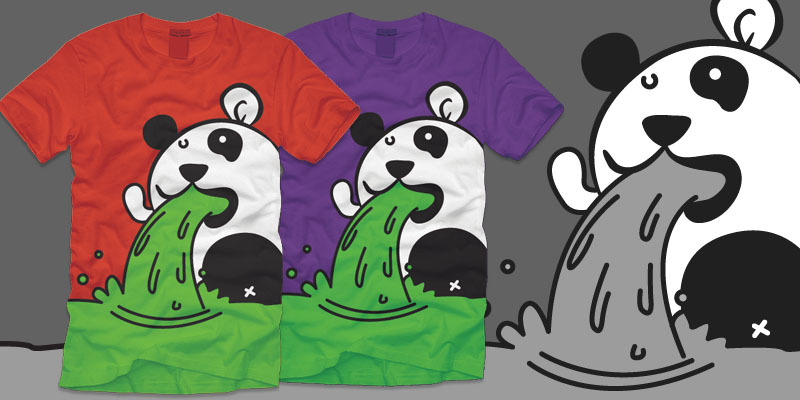 TEE OFF: Panda Puke image