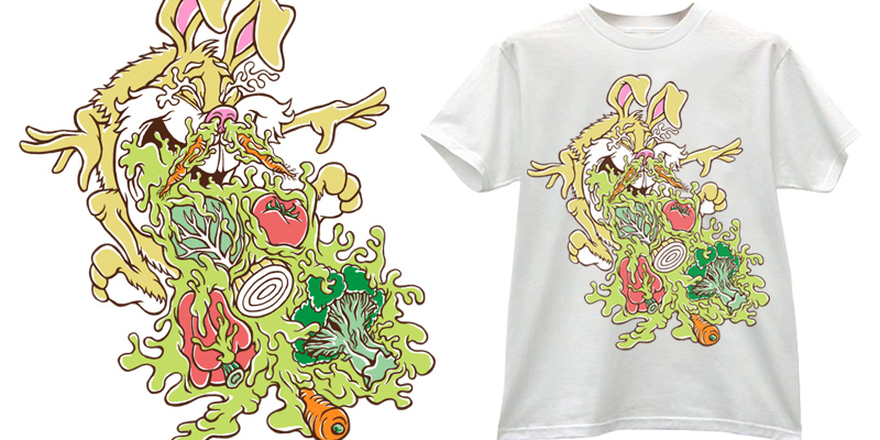 TEE OFF: Tossed Salad tee shirt design by herky - Keith