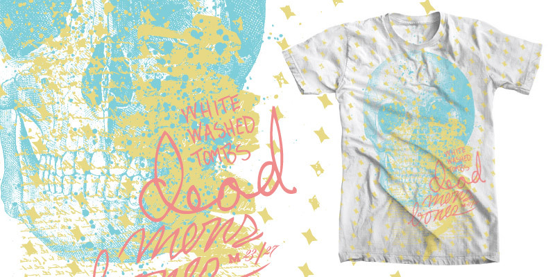Ephraim Clothing | Dead Man's Bones tee shirt design by chrisrushing - Chris Rushing