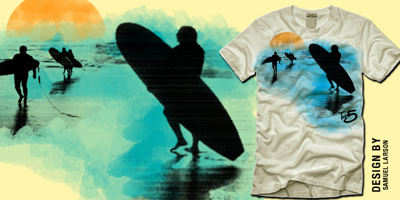 trefive clothing: beach scene image