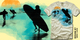 trefive clothing: beach scene tee shirt design by samlarson84 - Samuel Larson