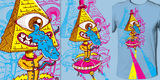 pyramids are unnatural tee shirt design by warholbot - jake