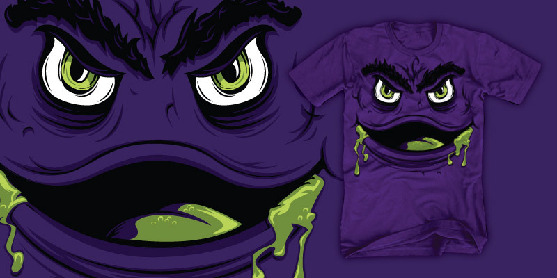 Electric Zombie | Grimace tee shirt design by chrisrushing - Chris Rushing