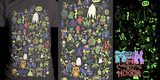 Threadless Monster Mash collaboration of HORROR tee shirt design by isaboa - Joe Carr