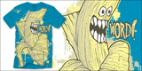 Banana Monster tee shirt design by CrisHoweDesigns - Cris Howe