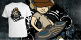 turntable tee shirt design by Dynamic - Dynamic Apparel