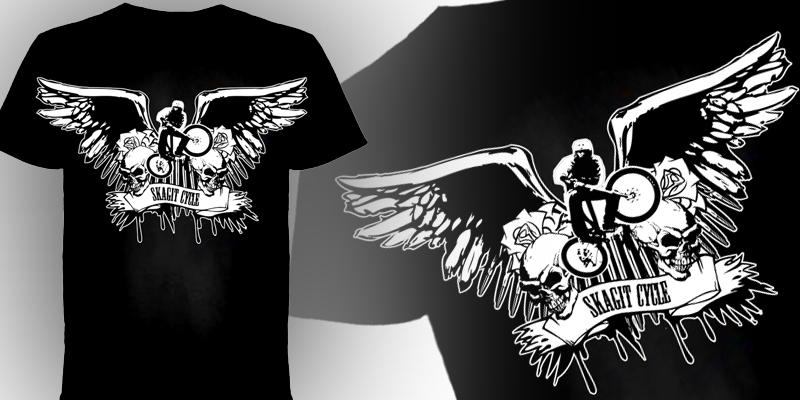 Downhill with wings image