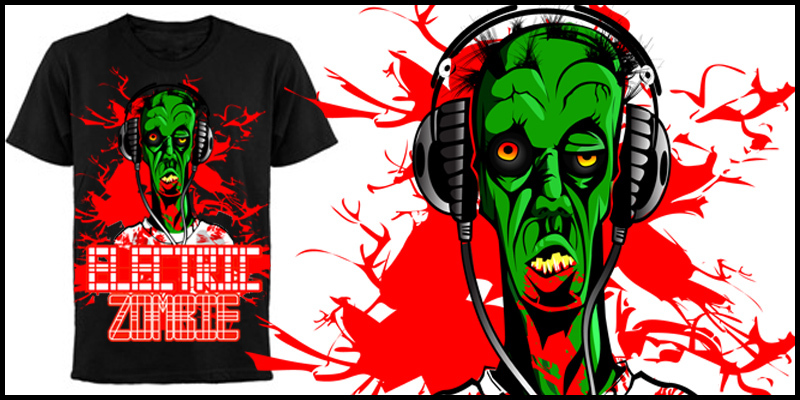 Headphones Electric Zombie Headphones Electric Zombie image