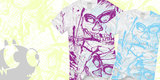 skullsallover tee shirt design by ltysflik - steven