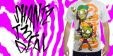 DEAL X SHANTZ X J3 !!!  GUILLOTEEN tee shirt design by MICHAEL SHANTZ - MICHAEL SHANTZ