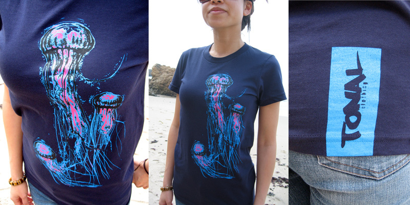 Jellyfish tee shirt design by tonal - Brian