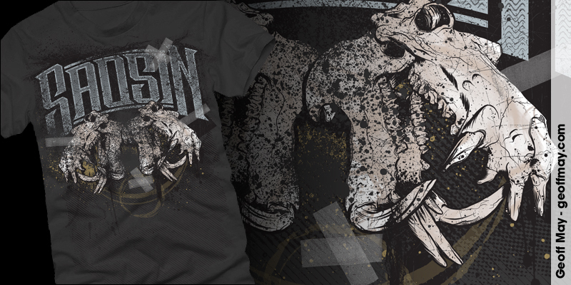 Saosin - Dueling Hippo Skulls image