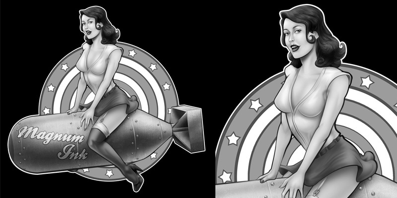 Magnum Ink Pin Up image