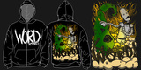 WORD! Apparel - Robot vs. Killer Tree (hoodie) image