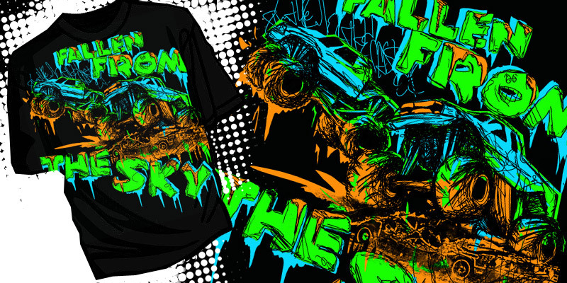 shirt for fallen from the sky image