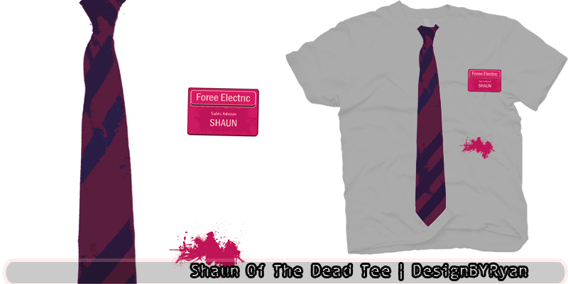 Shaun Of The Dead [Tie Tee] image