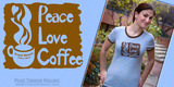 Peace, Love, Coffee image